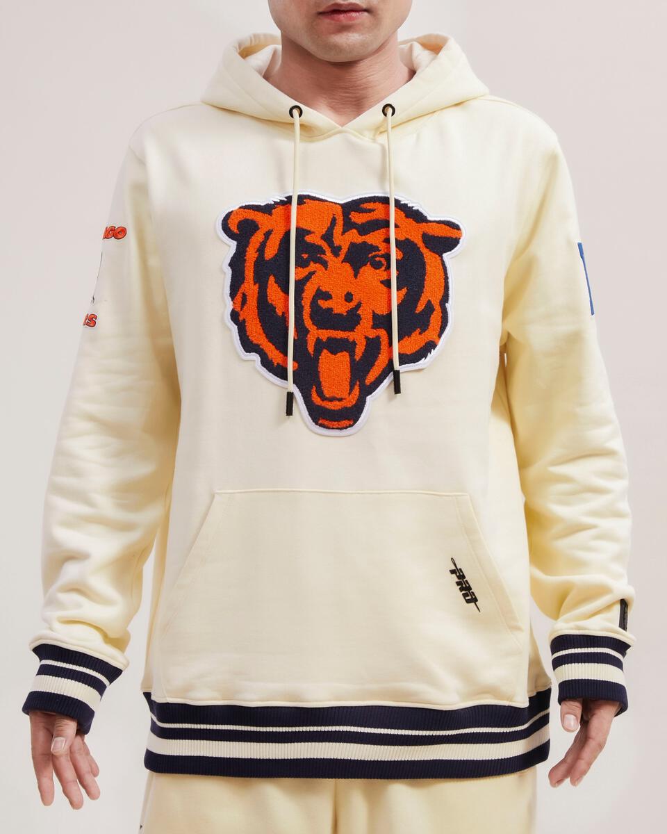 Chicago Bears Cream Logo Hoodie product image 2, provided for visual reference and product detail review