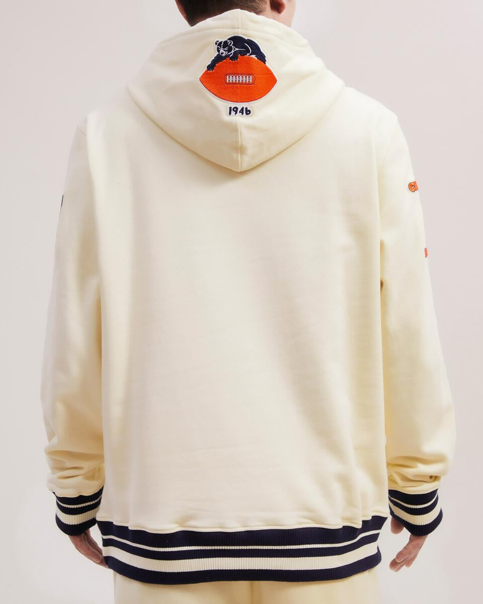 Chicago Bears Cream Logo Hoodie product image 4, provided for visual reference and product detail review