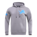 Detroit Lions Pro Standard Grey Chenille Hoodie product image 1, provided for visual reference and product detail review