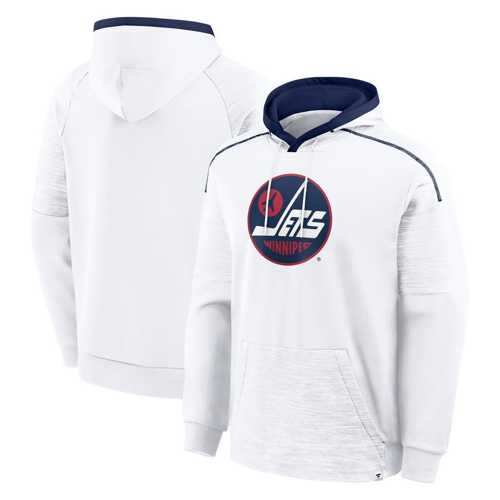 Winnipeg Jets NHL Fanatics Branded Men White 2026 Heritage Classic Pullover Hoodie product image 3, provided for visual