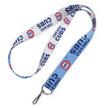 Chicago Cubs Alt Blues 1" Lanyard product image 1, provided for visual reference and product detail review