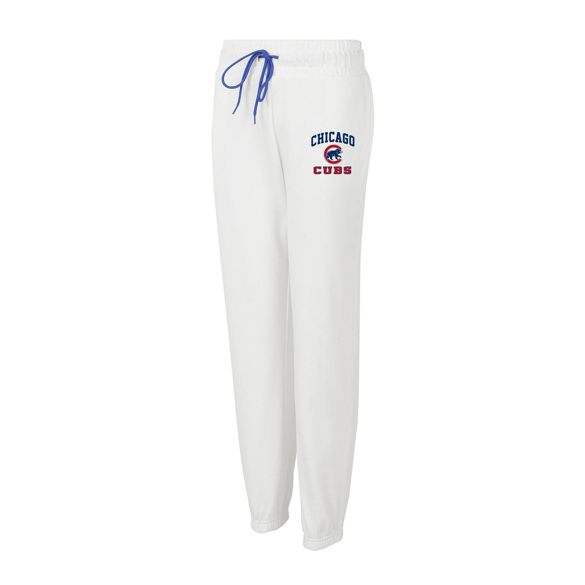 Chicago Cubs Ladies White Borough Pant product image 2, provided for visual reference and product detail review