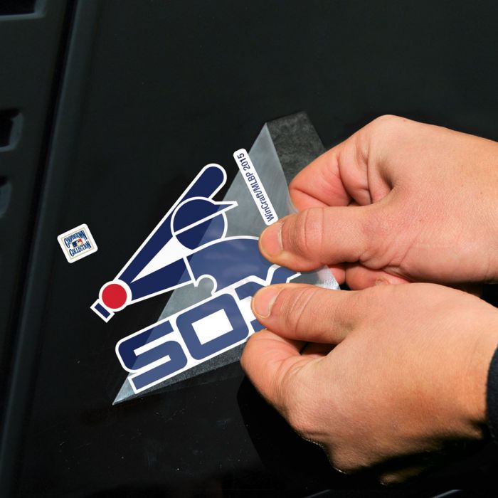 Chicago White Sox Batterman 4" x 4" Perfect Cut Decal product image 2, provided for visual reference and product detail