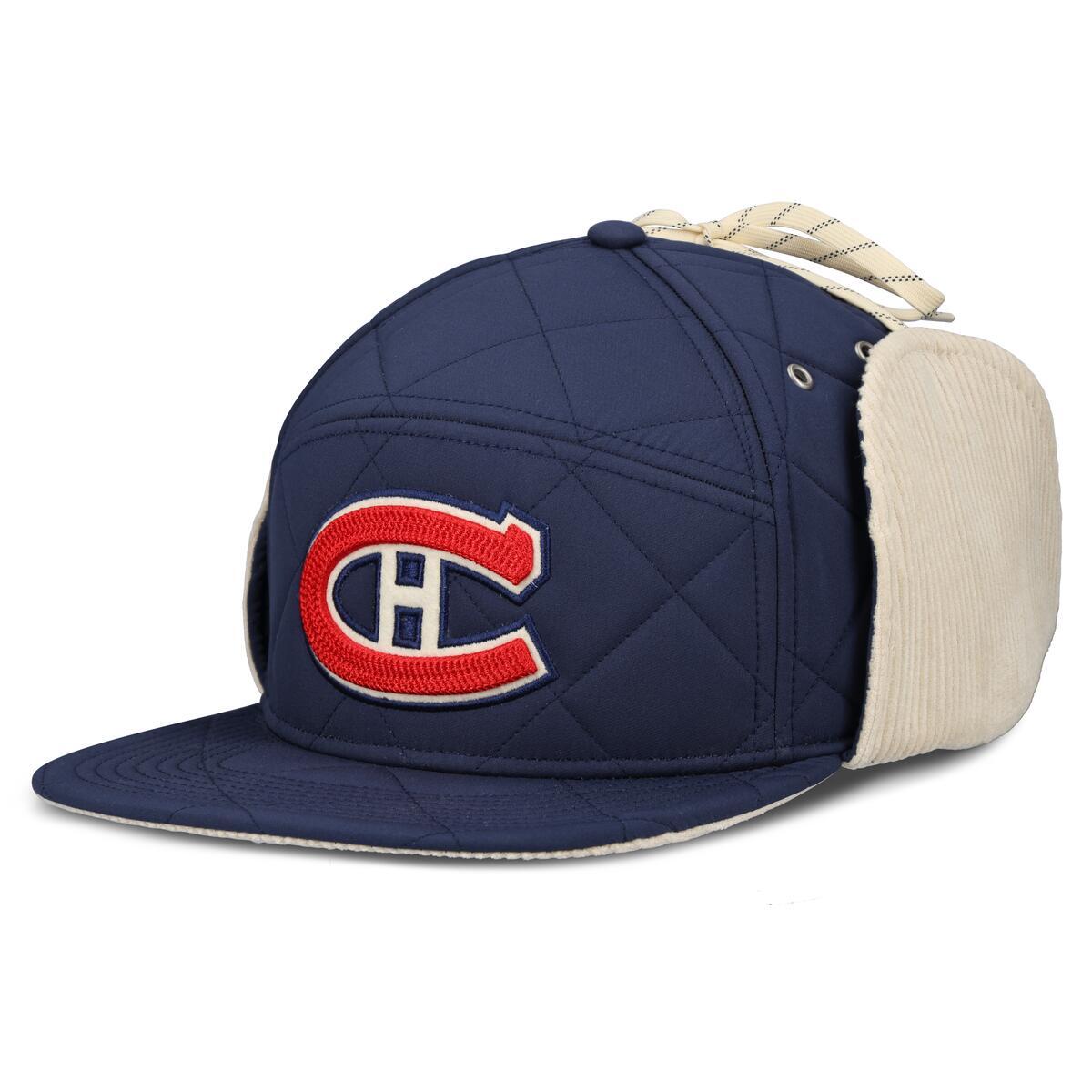 Montreal Canadiens NHL Fanatics Branded Men Navy 2026 Heritage Classic Corduroy Poly Horizon Ear Flap Trapper Hat product