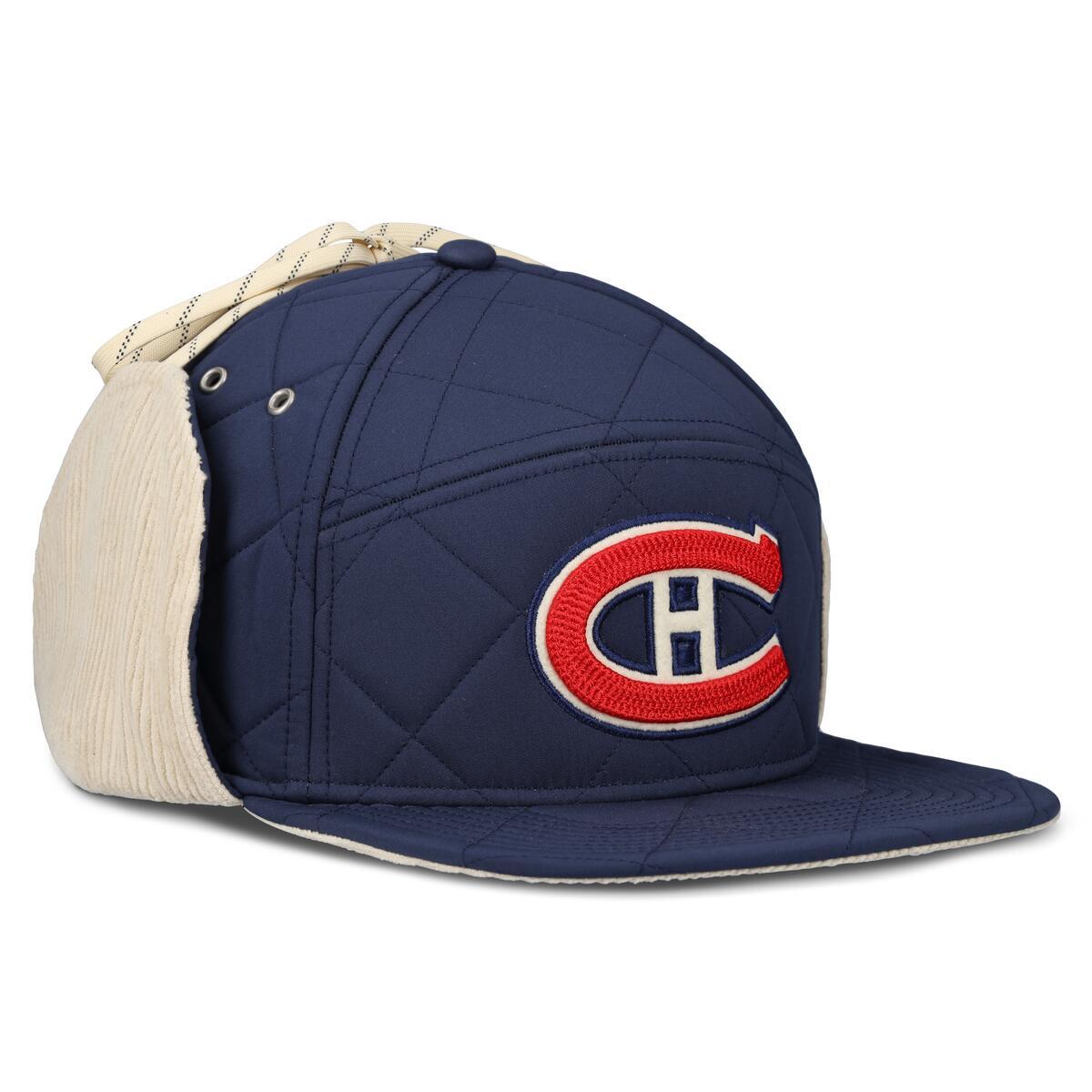 Montreal Canadiens NHL Fanatics Branded Men Navy 2026 Heritage Classic Corduroy Poly Horizon Ear Flap Trapper Hat product
