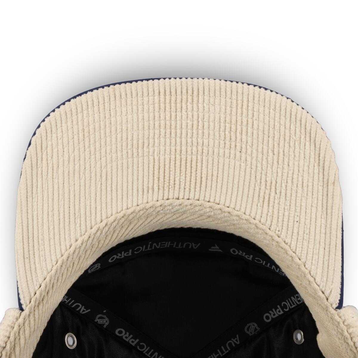 Montreal Canadiens NHL Fanatics Branded Men Navy 2026 Heritage Classic Corduroy Poly Horizon Ear Flap Trapper Hat product