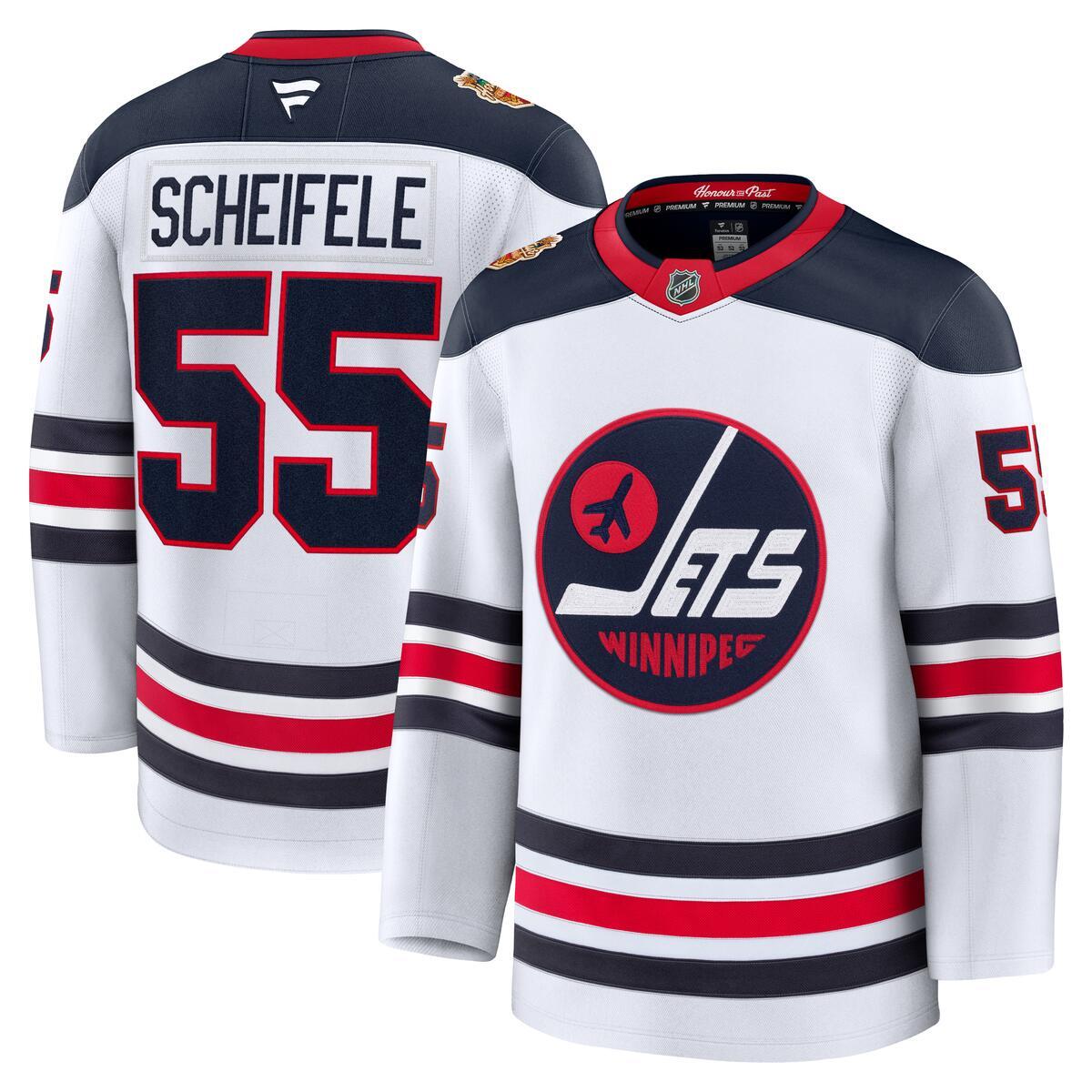 Mark Scheifele Winnipeg Jets NHL Fanatics Branded Men White 2026 Heritage Classic Premium Jersey product image 3, provided