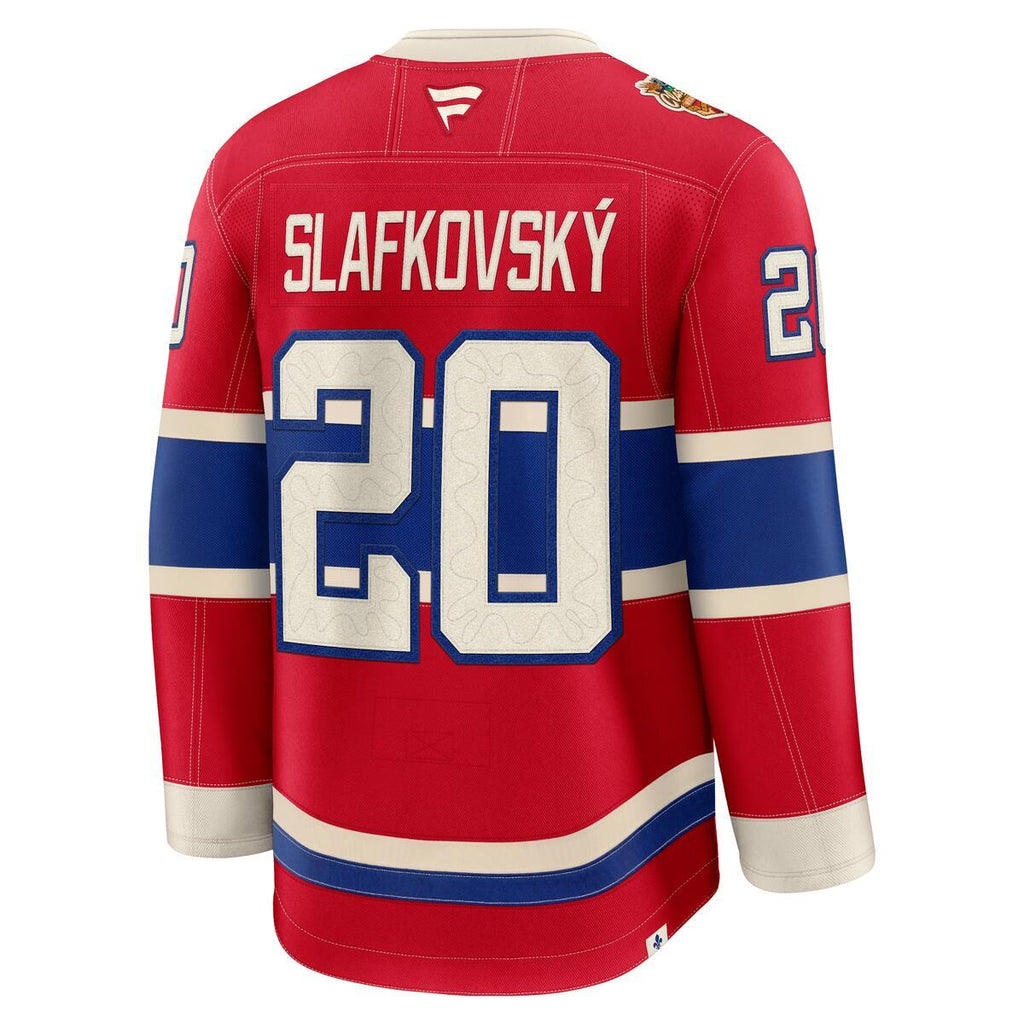 Juraj Slafkovský Montreal Canadiens NHL Fanatics Branded Men Red 2026 Heritage Classic Premium Jersey product image 1,