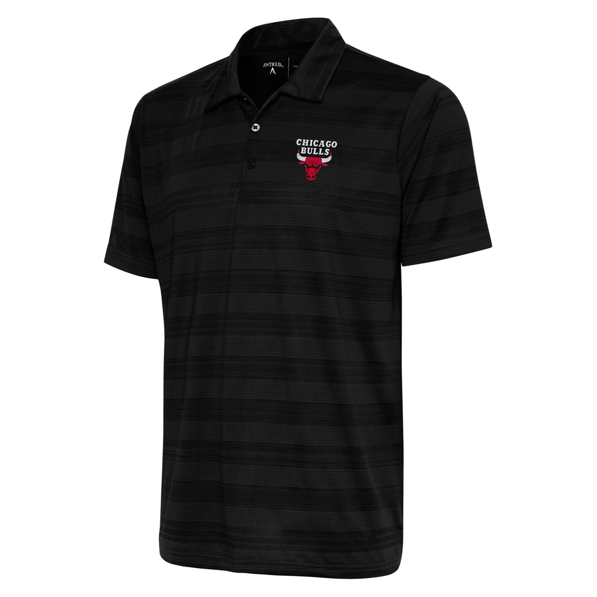 Chicago Bulls Black Compass Polo product image 1, provided for visual reference and product detail review