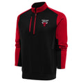 Chicago Bulls Antigua Poly Team 1/4 Zip product image 1, provided for visual reference and product detail review