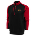 Chicago Blackhawks Antigua Poly Team 1/4 Zip product image 1, provided for visual reference and product detail review
