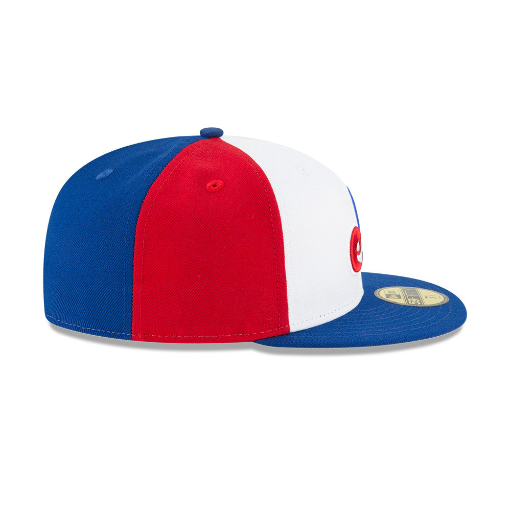 Montreal Expos New Era 59FIFTY Fitted Hat product image 4, provided for visual reference and product detail review