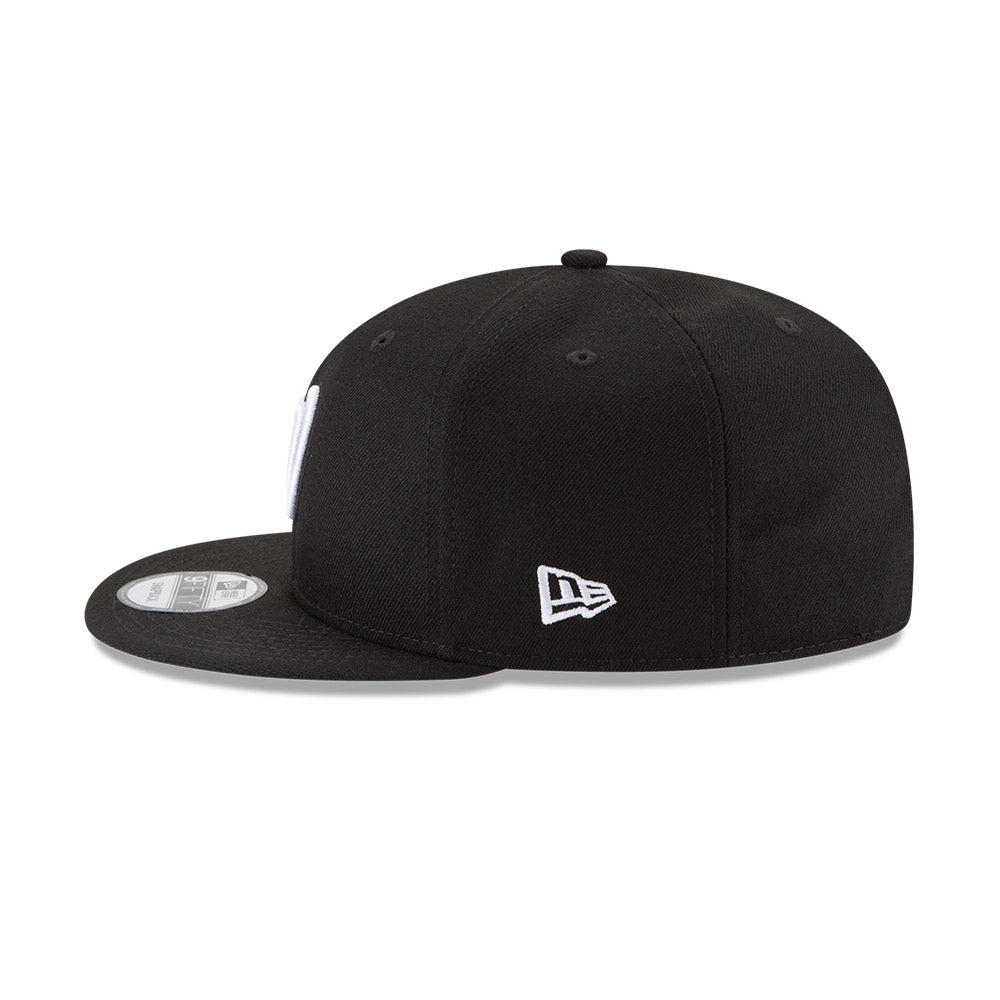 Washington Nationals Black/White New Era 9FIFTY Snapback Hat product image 5, provided for visual reference and product