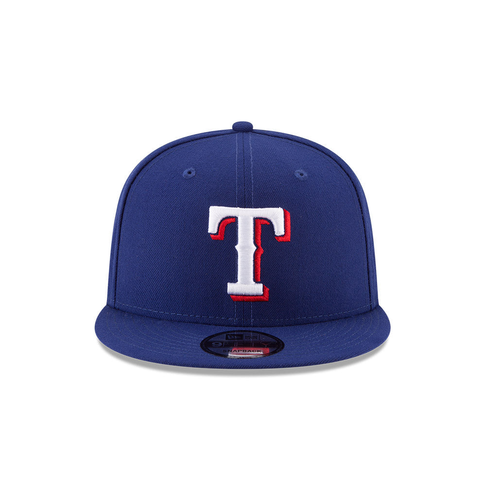 Texas Rangers New Era Royal 9FIFTY Snapback Hat product image 2, provided for visual reference and product detail review