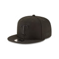 Texas Rangers Black on Black New Era 9FIFTY Snapback Hat product image 1, provided for visual reference and product detail