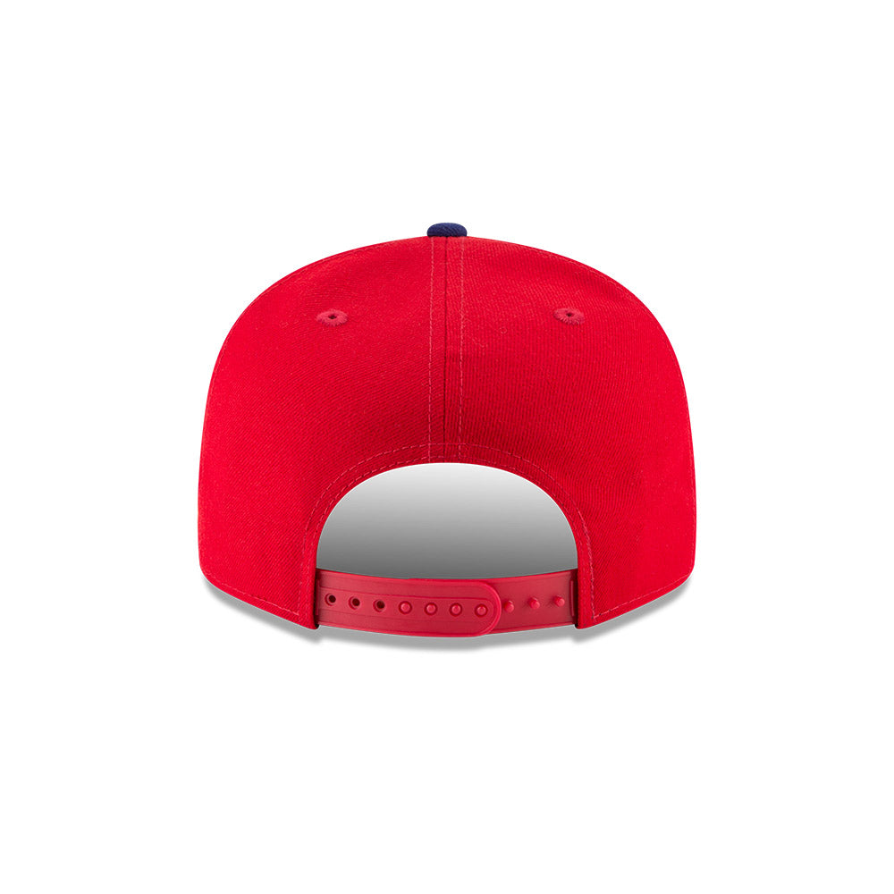 Philadelphia Phillies New Era Red 9FIFTY Snapback Hat product image 6, provided for visual reference and product detail