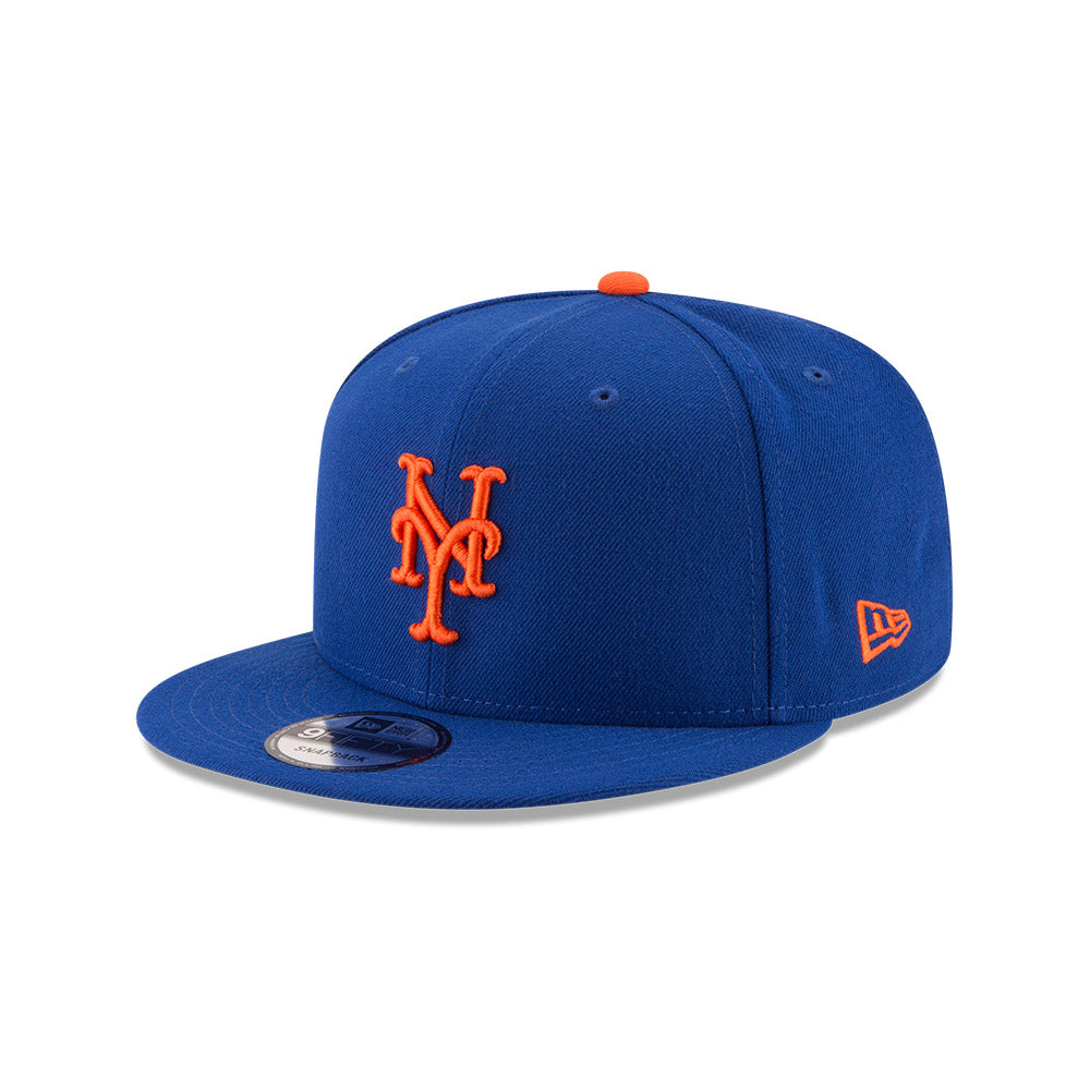 New York Mets New Era Royal 9FIFTY Snapback Hat product image 1, provided for visual reference and product detail review