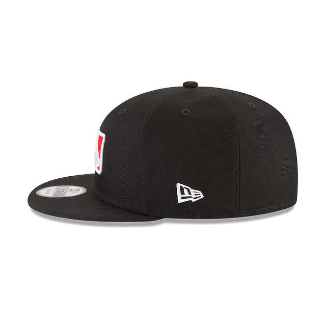 MLB Batterman Logo New Era Men Black 9Fifty Basic Snapback product image 3, provided for visual reference and product detail