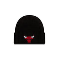 Chicago Bulls Logo Core Classic Knit Hat - Black product image 1, provided for visual reference and product detail review