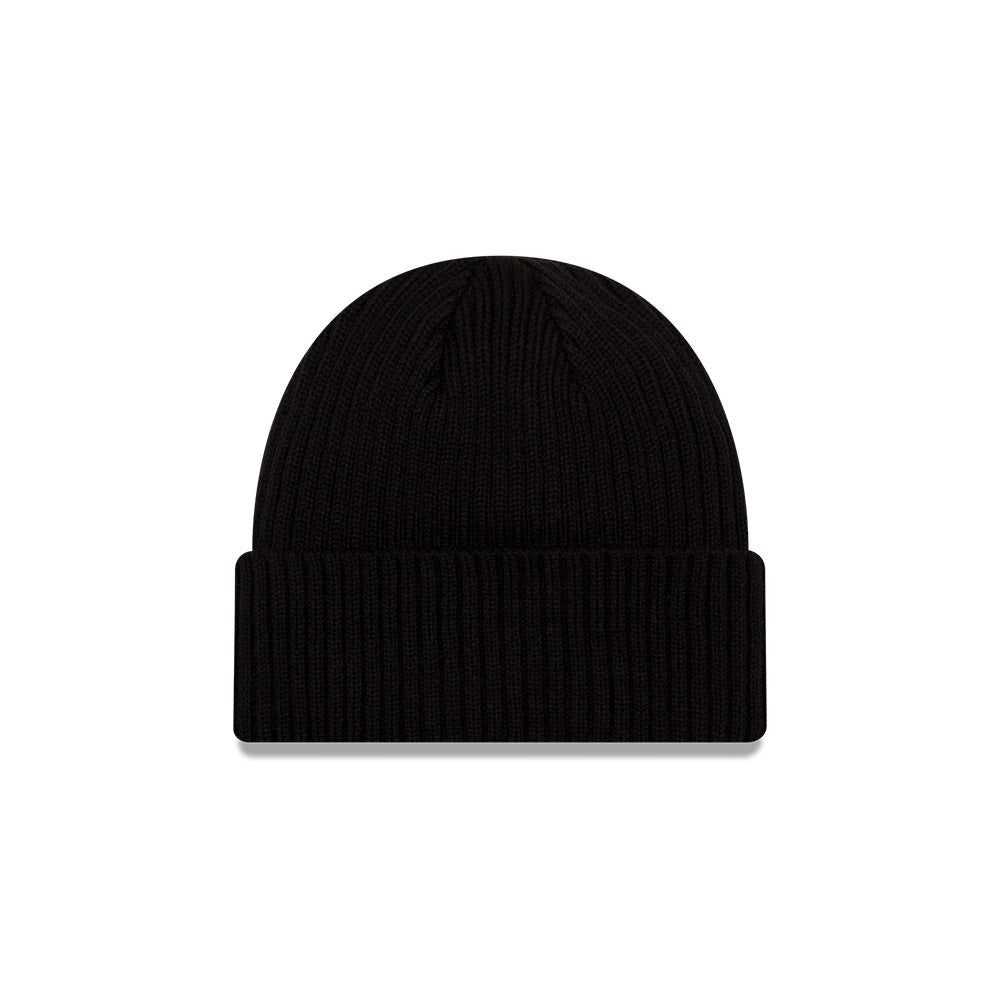 Chicago Bulls Logo Core Classic Knit Hat - Black product image 2, provided for visual reference and product detail review