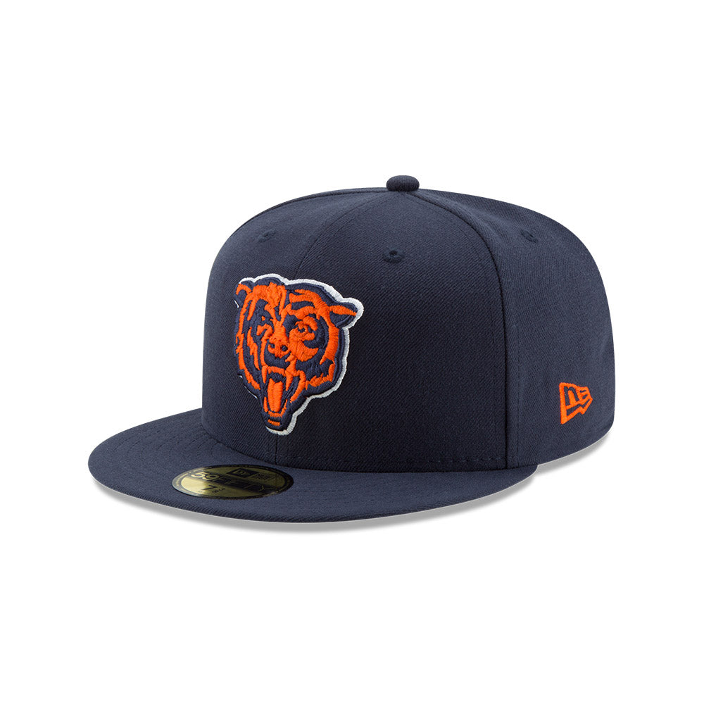 Chicago Bears Bear Face Logo New Era 59FIFTY Fitted Hat product image 3, provided for visual reference and product detail
