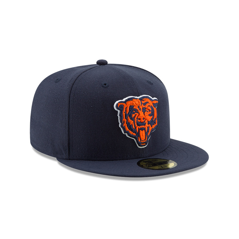 Chicago Bears Bear Face Logo New Era 59FIFTY Fitted Hat product image 1, provided for visual reference and product detail