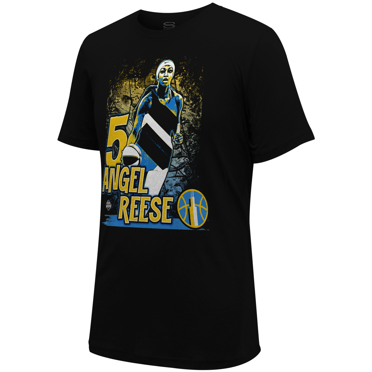 Angel Reese Chicago Sky Run It T-Shirt product image 1, provided for visual reference and product detail review