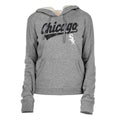 Chicago White Sox Script Chicago Logo Sherpa Lining Grey Pullover Women Hoodie product image 1, provided for visual