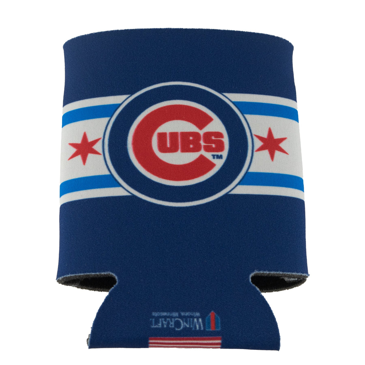 Chicago Cubs Chicago Flag Can Cooler product image 4, provided for visual reference and product detail review