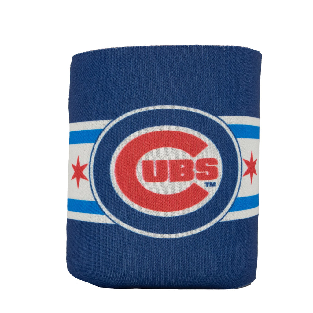 Chicago Cubs Chicago Flag Can Cooler product image 3, provided for visual reference and product detail review