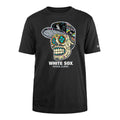 Chicago Whitesox Sugar Skull Black T-Shirt product image 1, provided for visual reference and product detail review