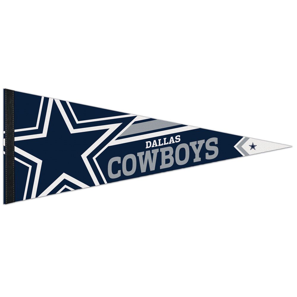 Dallas Cowboys NFL WinCraft 12"x30" Premium Pennant product image 1, provided for visual reference and product detail review