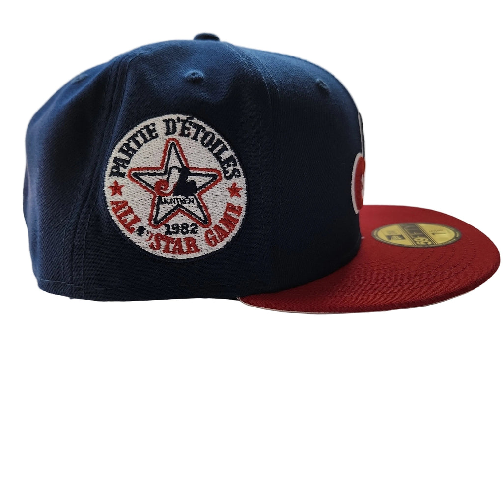 Montreal Expos MLB New Era Men Navy 59Fifty 1982 All Star Game Cooperstown Fitted Hat product image 6, provided for visual