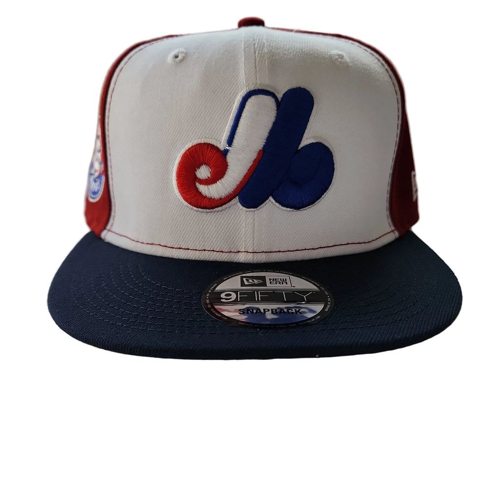 Montreal Expos MLB New Era Men Tricolor 9Fifty 25th Anniversary Cooperstown Snapback product image 2, provided for visual