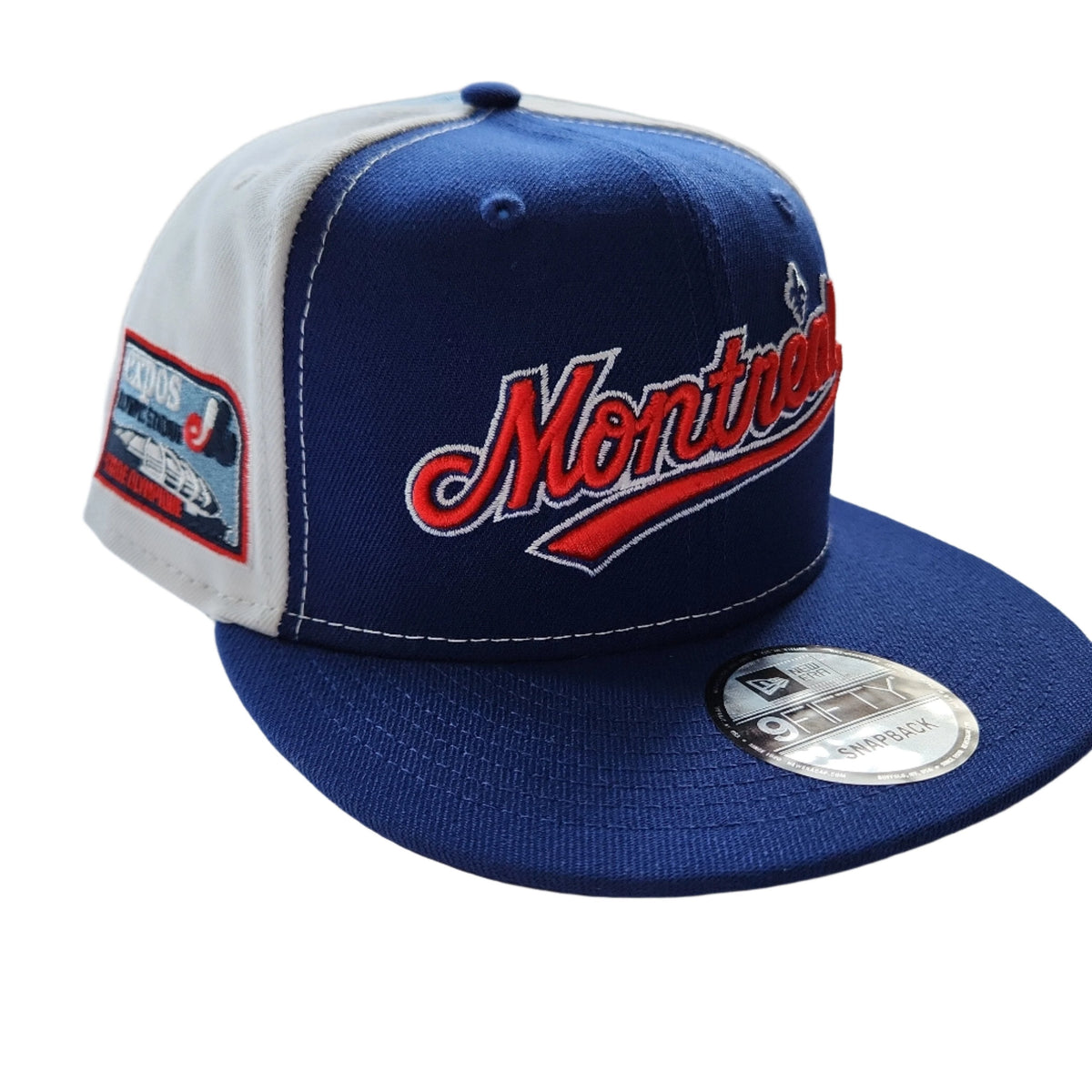 Montreal Expos MLB New Era Men Royal Blue 9Fifty Olympic Stadium Patch Cooperstown Snapback product image 7, provided for