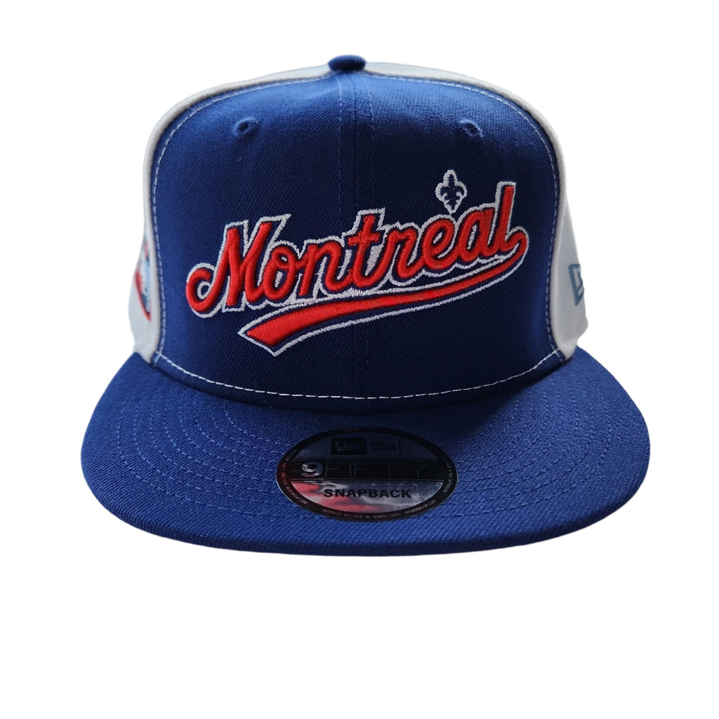Montreal Expos MLB New Era Men Royal Blue 9Fifty Olympic Stadium Patch Cooperstown Snapback product image 2, provided for