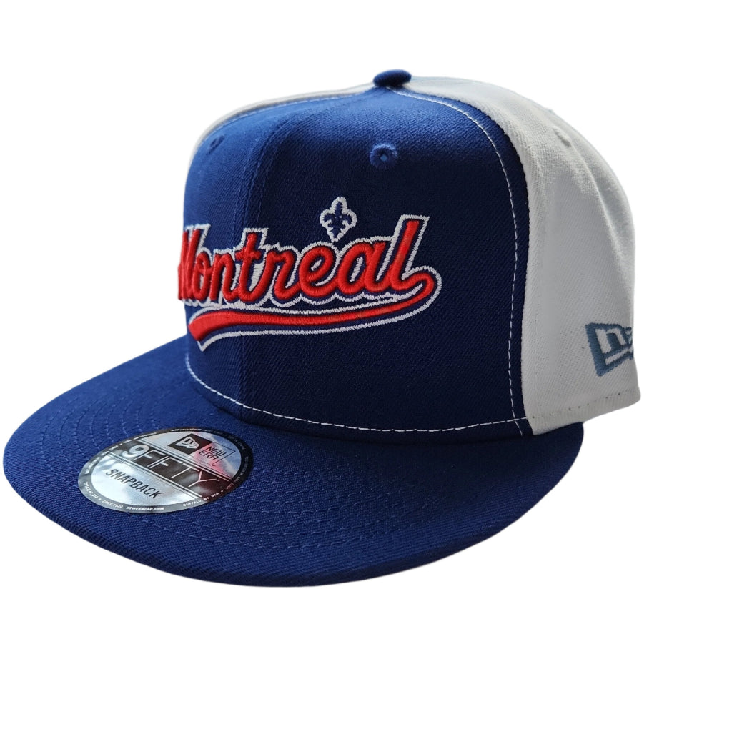 Montreal Expos MLB New Era Men Royal Blue 9Fifty Olympic Stadium Patch Cooperstown Snapback product image 3, provided for