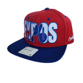 Montreal Expos MLB Nike Men Red Cooperstown Pro Flat Brim Snapback product image 1, provided for visual reference and