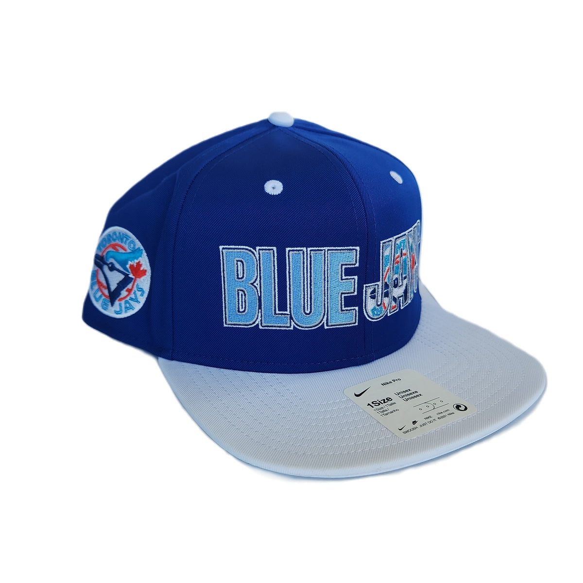 Toronto Blue Jays MLB Nike Men Royal Blue Cooperstown Pro Flat Brim Snapback product image 2, provided for visual reference