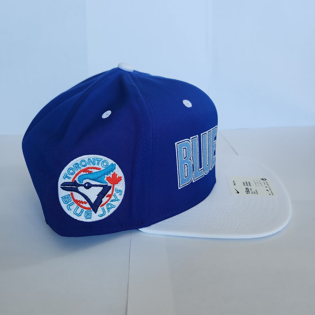 Toronto Blue Jays MLB Nike Men Royal Blue Cooperstown Pro Flat Brim Snapback product image 5, provided for visual reference