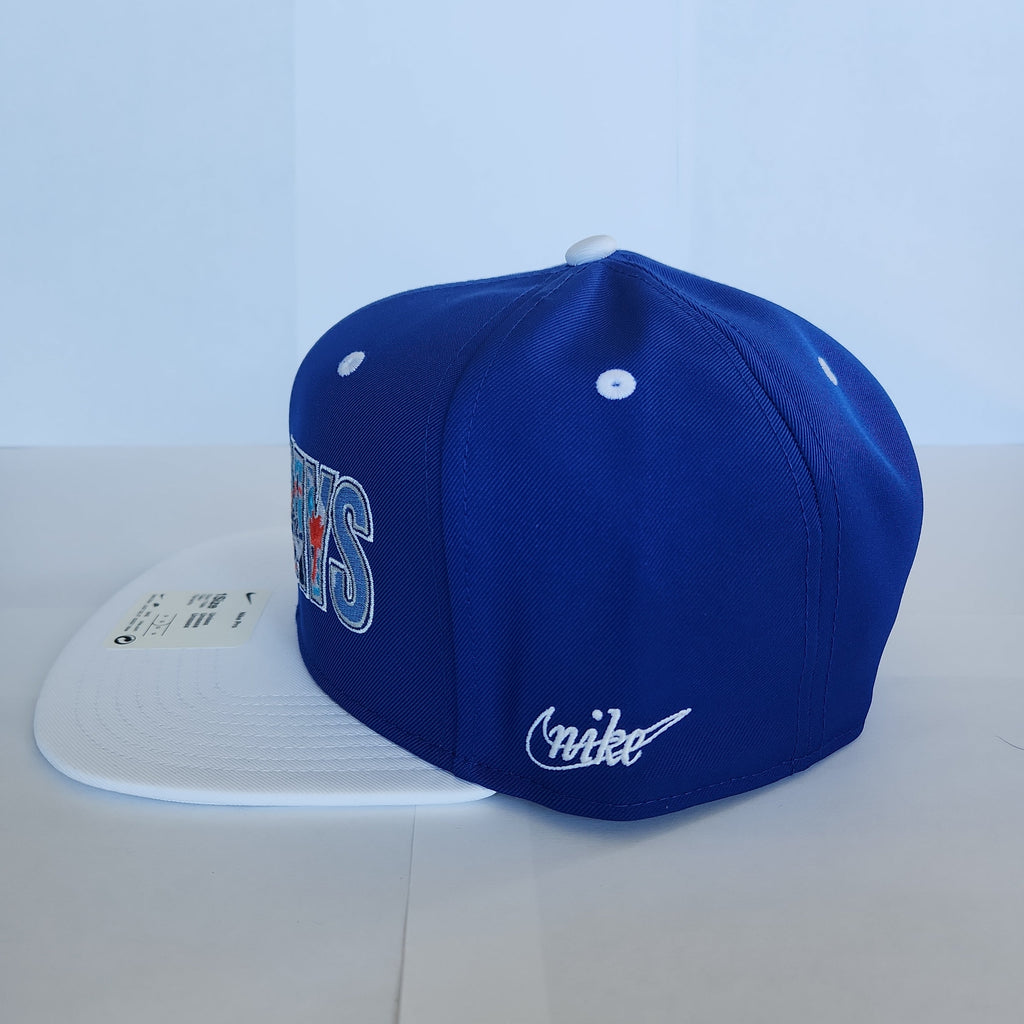 Toronto Blue Jays MLB Nike Men Royal Blue Cooperstown Pro Flat Brim Snapback product image 6, provided for visual reference