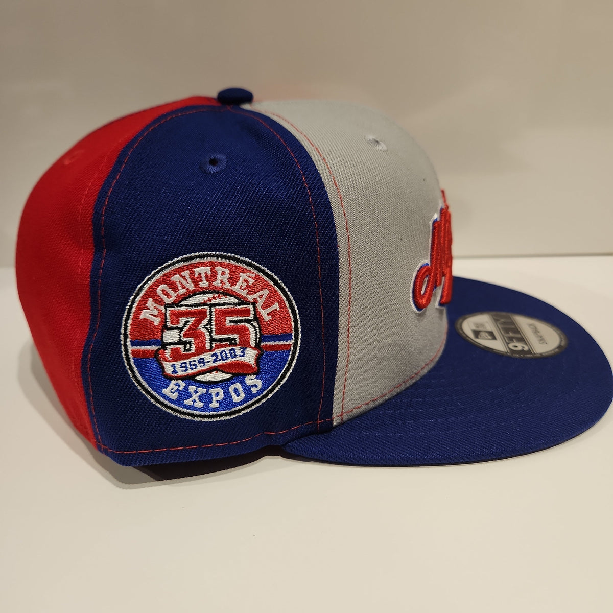 Montreal Expos MLB New Era Men Grey 9Fifty Cooperstown 35th Anniversary Retro Uniform Snapback product image 3, provided for