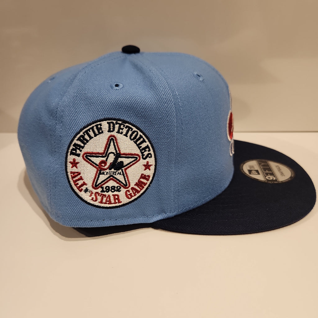 Montreal Expos MLB New Era Men Light Blue 9Fifty Cooperstown 1982 All Star Game Retro Uniform Snapback product image 7,