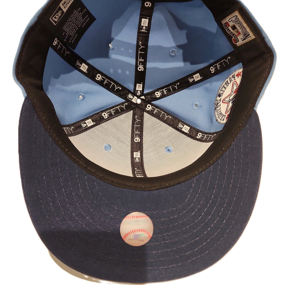 Montreal Expos MLB New Era Men Light Blue 9Fifty Cooperstown 1982 All Star Game Retro Uniform Snapback product image 5,