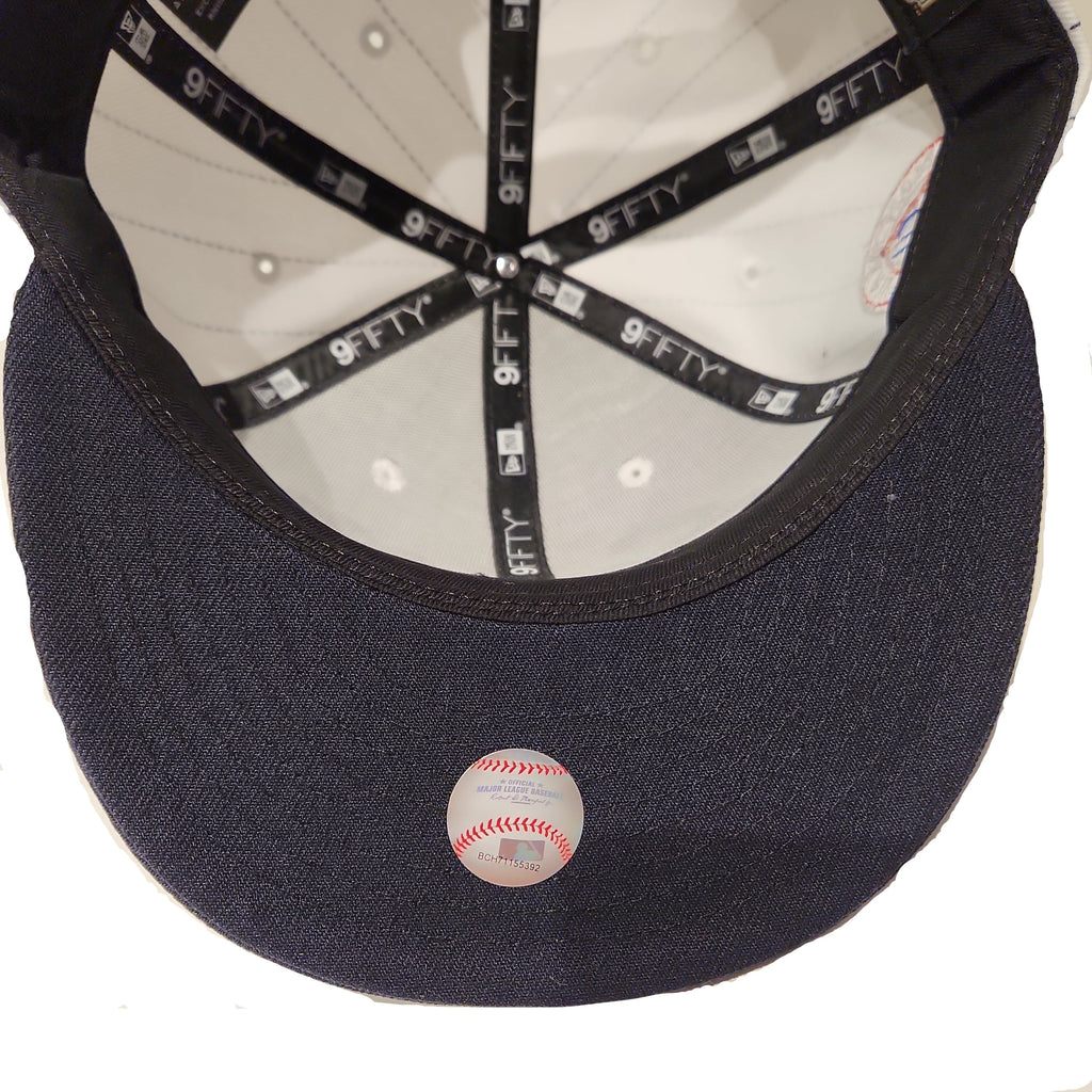 Montreal Expos MLB New Era Men White 9Fifty Cooperstown Pinstripe Retro Uniform Snapback product image 5, provided for