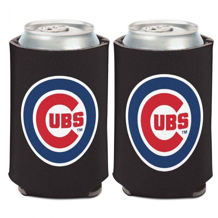 Chicago Cubs Black Bullseye 12oz. Can Cooler product image 1, provided for visual reference and product detail review