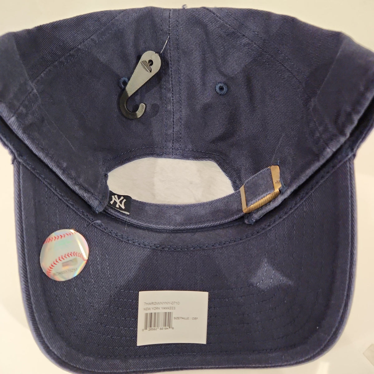 New York Yankees MLB 47 Brand Men Dark Navy Clean Up Adjustable Hat product image 3, provided for visual reference and