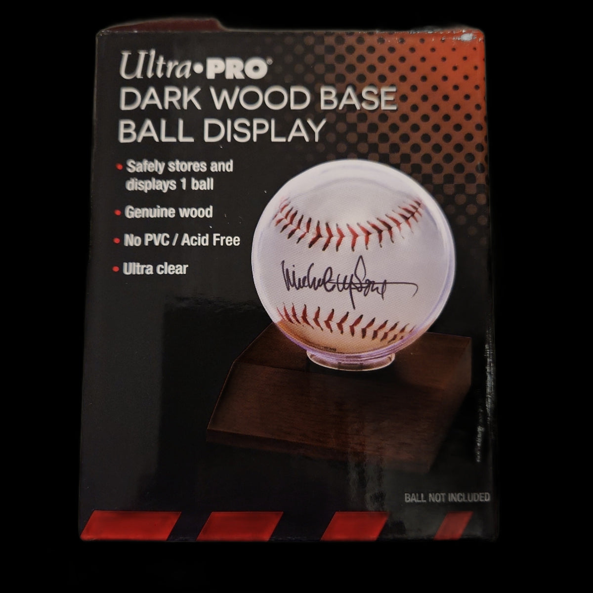 Ultra Pro Baseball Holder Wood Base product image 1, provided for visual reference and product detail review