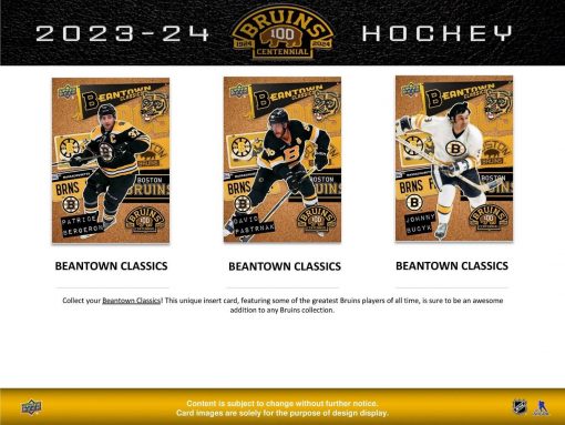 Boston Bruins NHL Upper Deck 2024 Centennial Box Set product image 2, provided for visual reference and product detail review