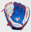 Toronto Blue Jays MLB Rawlings Youth 10-Inch Team Logo Baseball Glove product image 1, provided for visual reference and